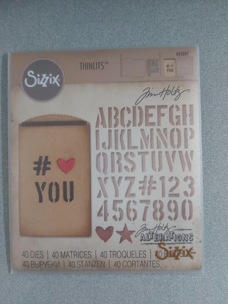 Tim Holtz Sizzix Thinlit Dies Gift Card Bag, Hobbies & Toys ...