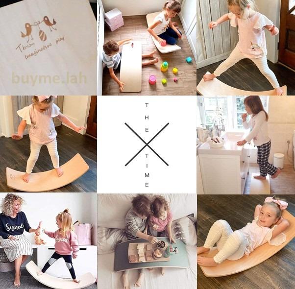 kids wooden balance board