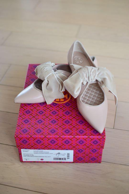 Tory burch clara clearance flat