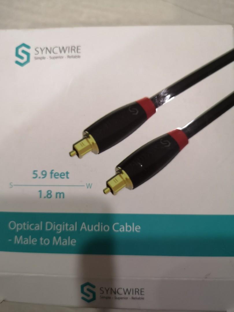 Câble audio optique Van Damme, 10m, TOSlink