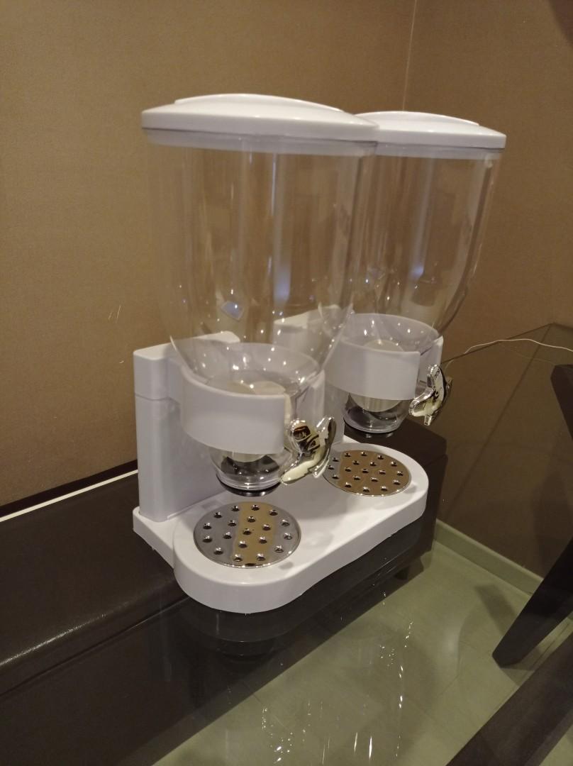 Twin Cereal Dispenser, Furniture & Home Living, Kitchenware & Tableware, Pitchers & Dispensers