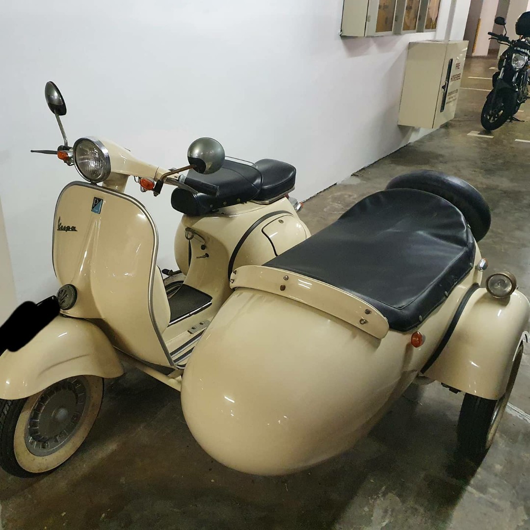Vespa Sidecar, Motorcycles, Motorcycles for Sale, Class 2B on Carousell