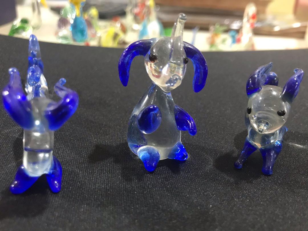 Vintage Murano Glass Animal Figurines (Set), Hobbies & Toys