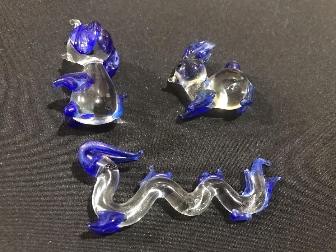 Vintage Murano Glass Animal Figurines (Set), Hobbies & Toys