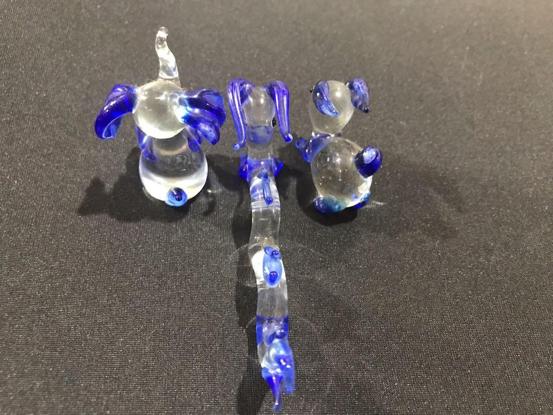 Vintage Murano Glass Animal Figurines (Set), Hobbies & Toys