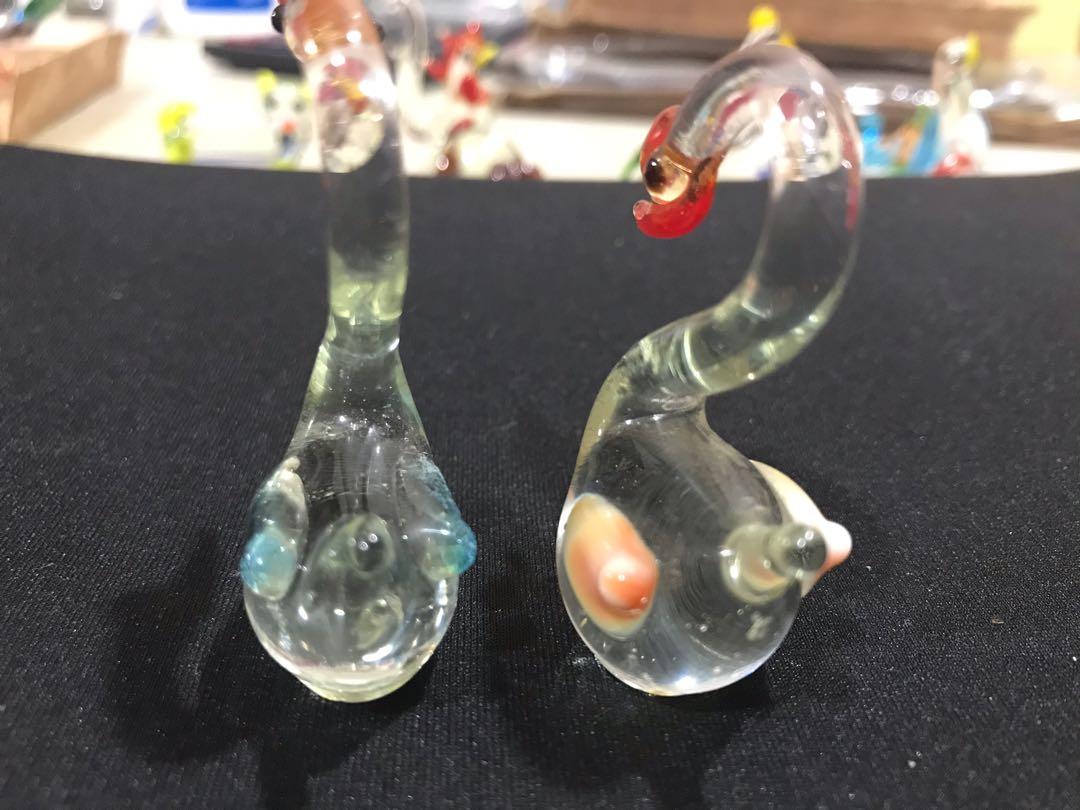 Vintage Murano Glass Animal Figurines, Hobbies & Toys, Memorabilia