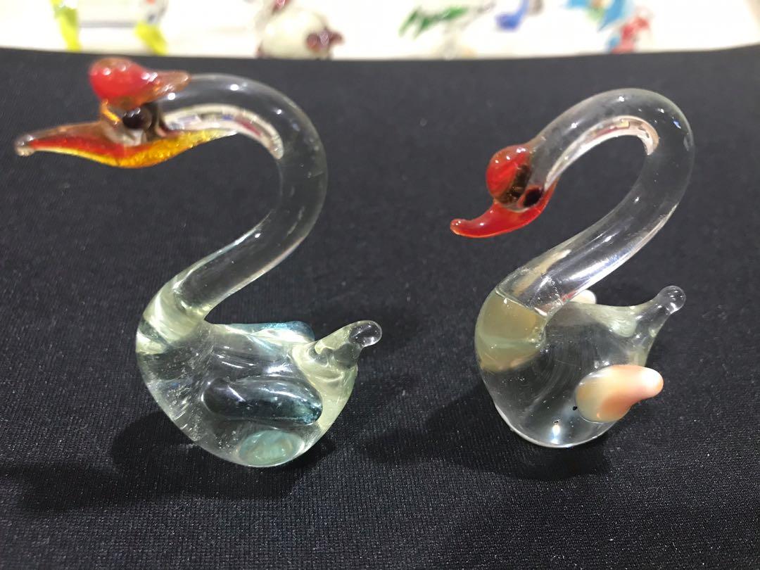 Vintage Murano Glass Animal Figurines, Hobbies & Toys, Memorabilia