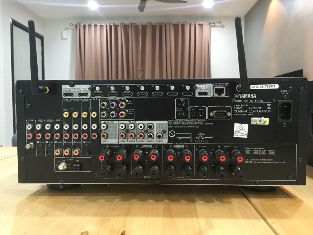 Yamaha RXA1080 AV receiver, Audio, Portable Audio Accessories on Carousell