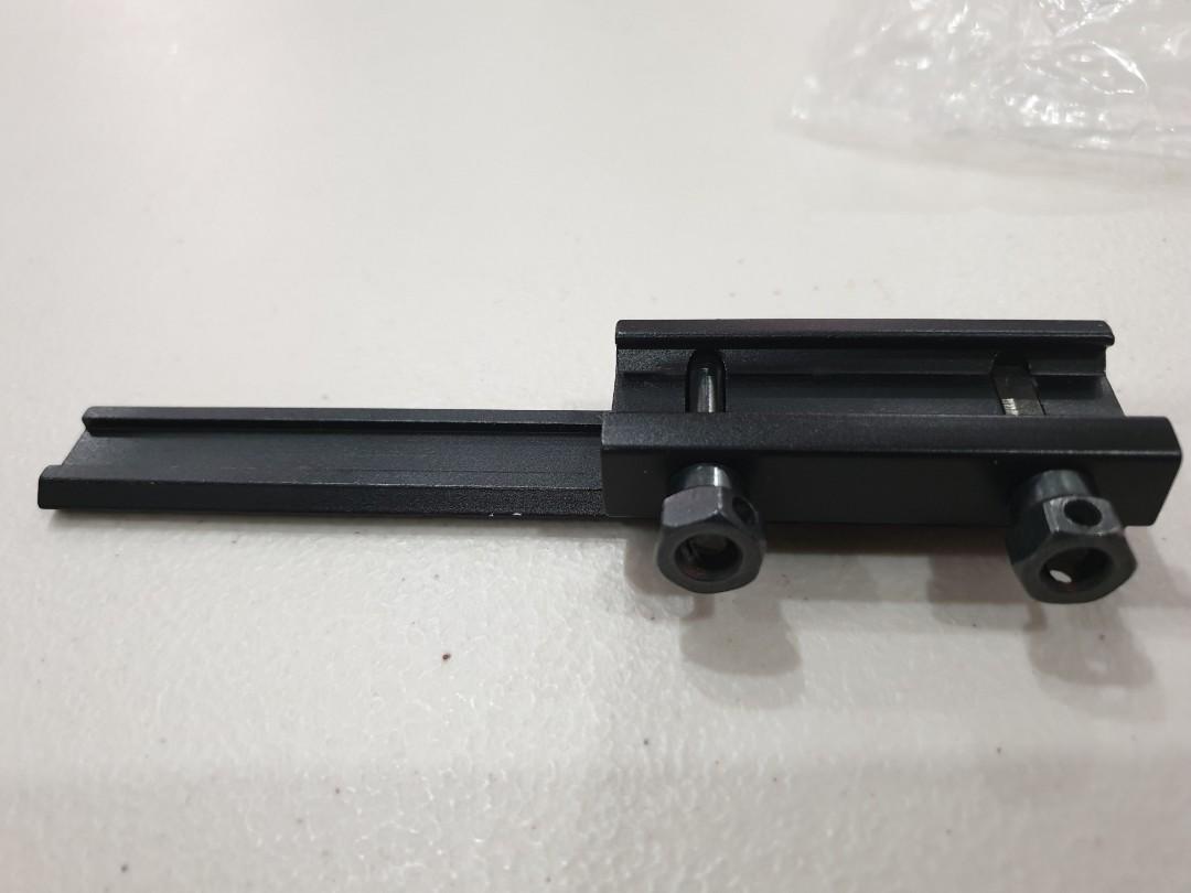 20mm picatinny rail extension for optics (Category: Airsoft) located in Mandaluyong City. Submitted by normanjlim (Listing ID 1034327919, Image 3). Description: 20mm picatinny rail extension for optics ideal for adding a magnifier to a reddot makes the magnifier nearest the eye ( eye relief) no use for it anymore.