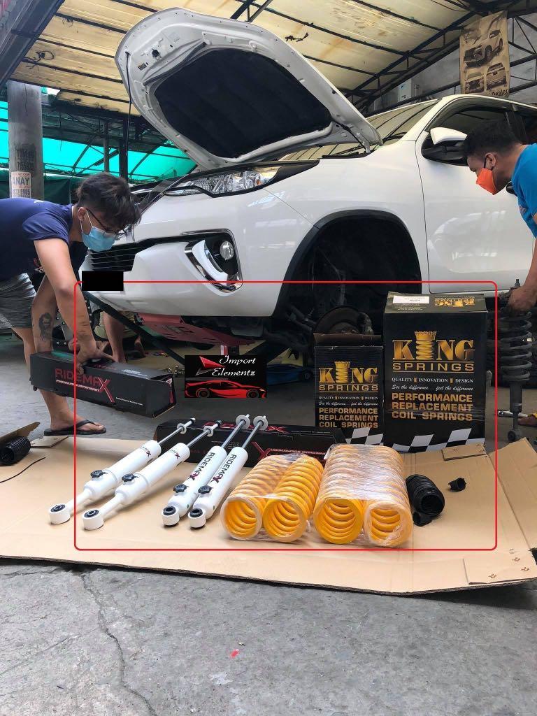 2 inch Suspension Lift Fortuner Ridemax King Coil springs Super comfort