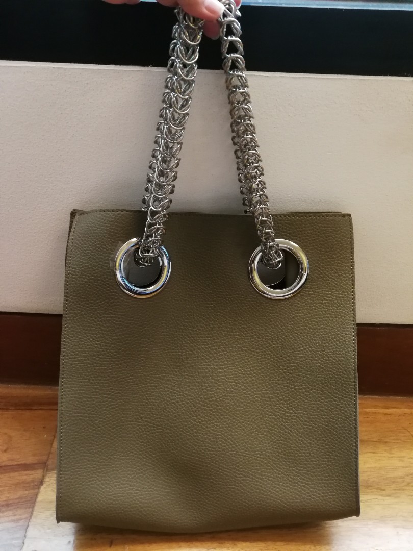 olive green handbag