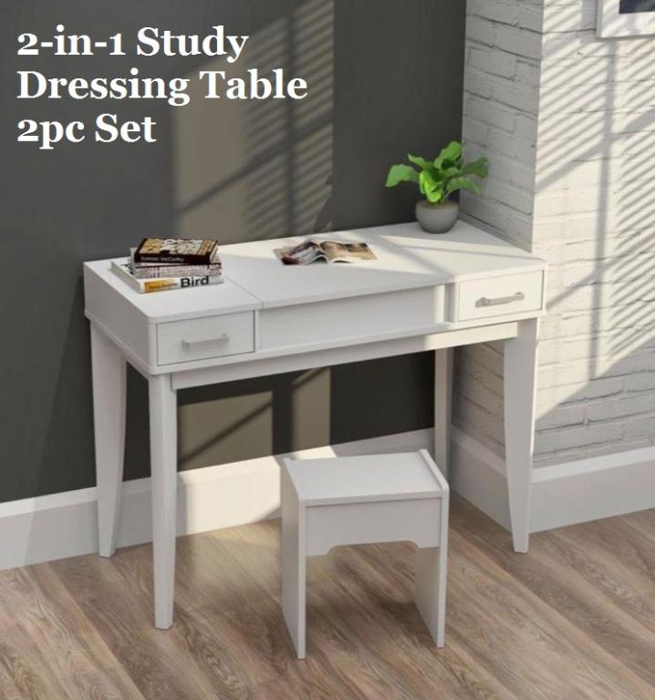 2-in-1 Study Dressing Table Set