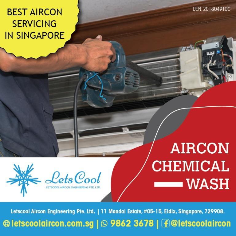 Aircon Chemical Wash,Chemical Overhaul and Aircon Servicing Free