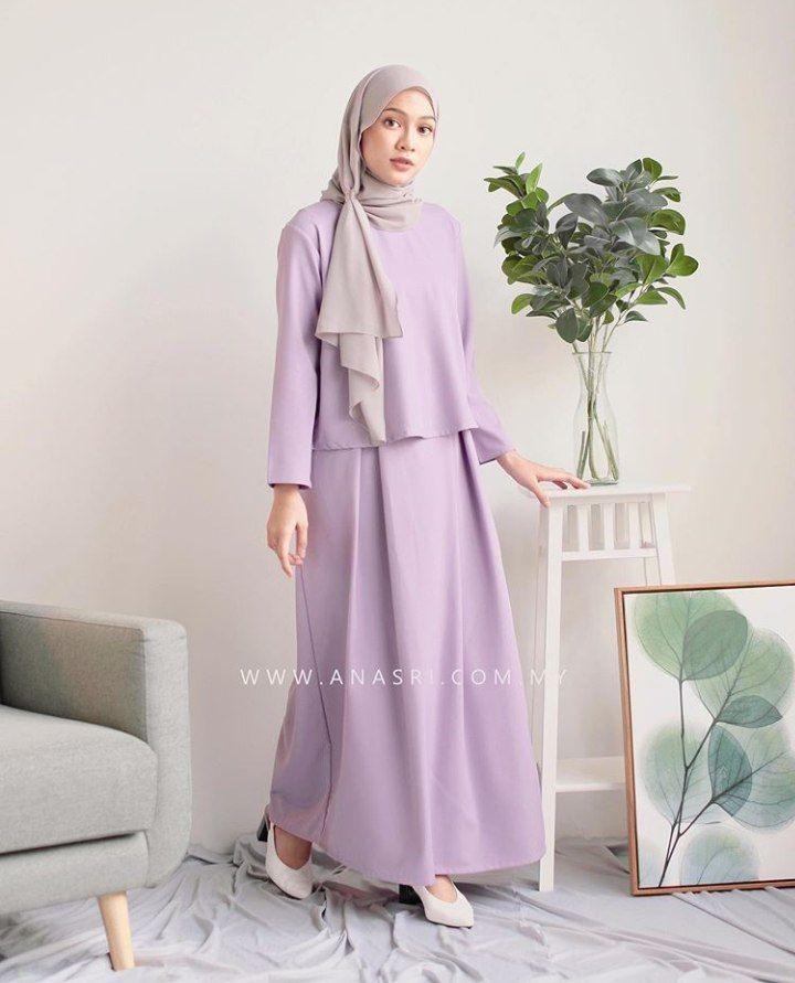 Anasri Crop Top Pleated Skirt Original 