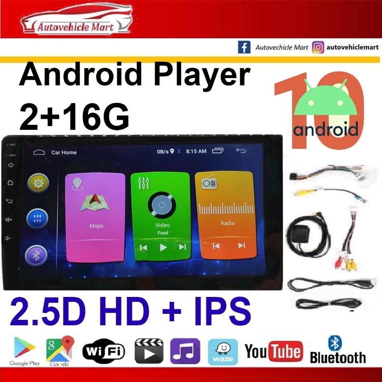 android player 2g 16g android 10 ips screen 2 5d auto accessories on carousell