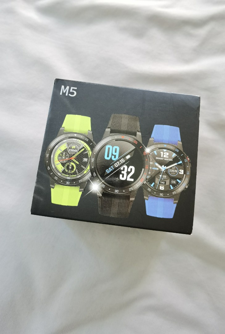 Anmino M5 GPS Blood Pressure Breath Training IP67 Waterproof Smartwatch GPS sports watch Anmino Smart Watch GPS Barometer Altimeter Compass Full HD Touchscreen All Day Heart Rate Mobile Phones Gadgets...