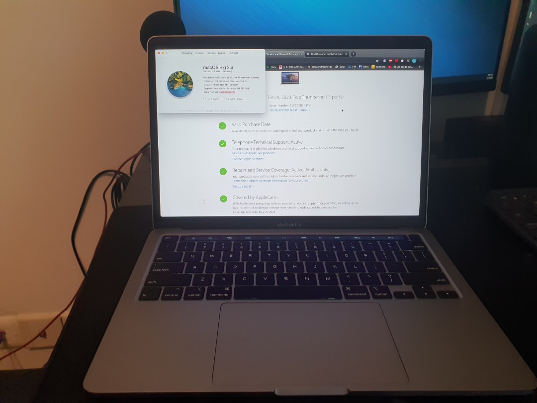 Apple Macbook Pro 13 2020 With 16gb Ram And Apple Care 2023 Electronics Computers Laptops On Carousell