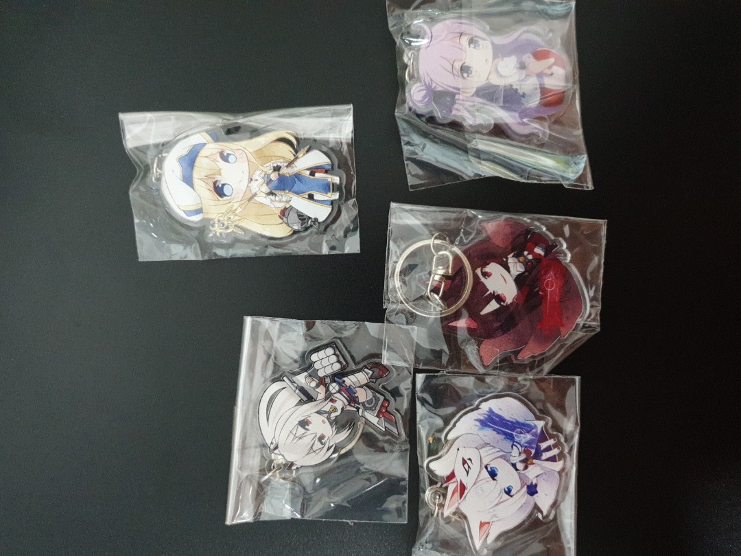 Arcrylic keychain AzurLane and Goblin Slayer, Hobbies & Toys ...