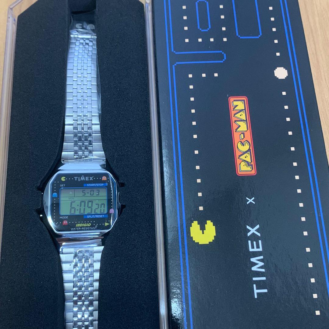 Retro Timex T80 x PAC-MAN Digital Silver Stainless Steel Bracelet, Mobile  Phones & Gadgets, Wearables & Smart Watches on Carousell