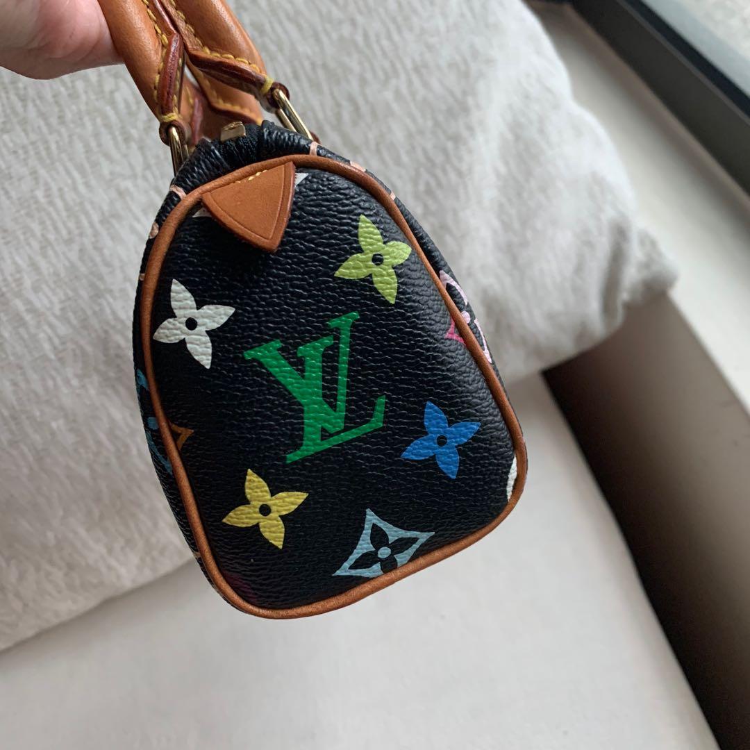 Nano speedy / mini hl linen bag Louis Vuitton Multicolour in Linen -  35151369