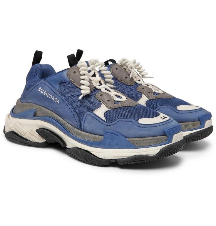 Balenciaga triple s cool blue grey Clearance