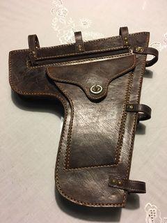 Bicycle leather bag