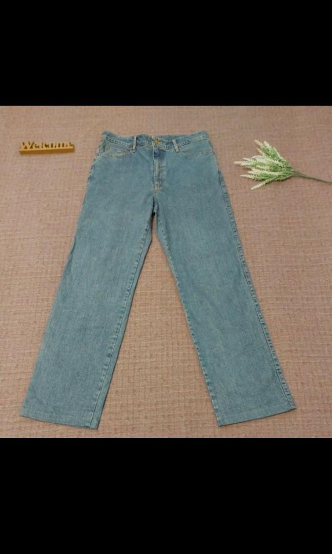 Bobson 型男必備水洗刷白直筒牛仔褲36 近全新 他的時尚 褲子在旋轉拍賣