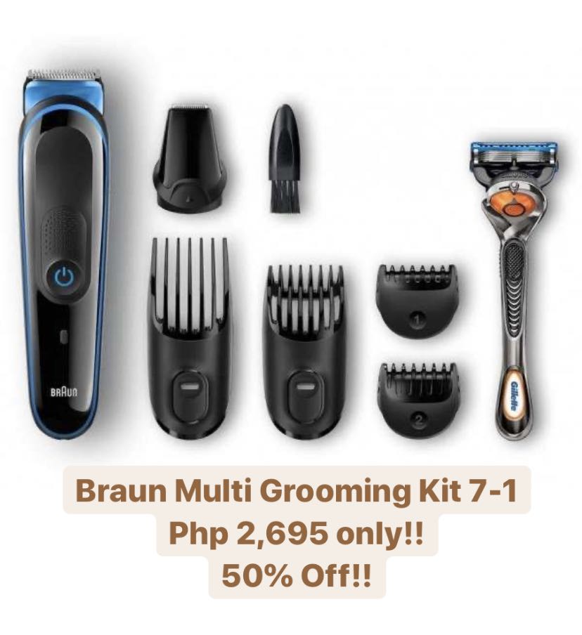 braun 9 in 1 grooming kit