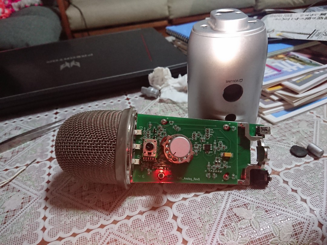 Broken Blue Yeti, Hobbies & Toys, Music & Media, Music Accessories on ...