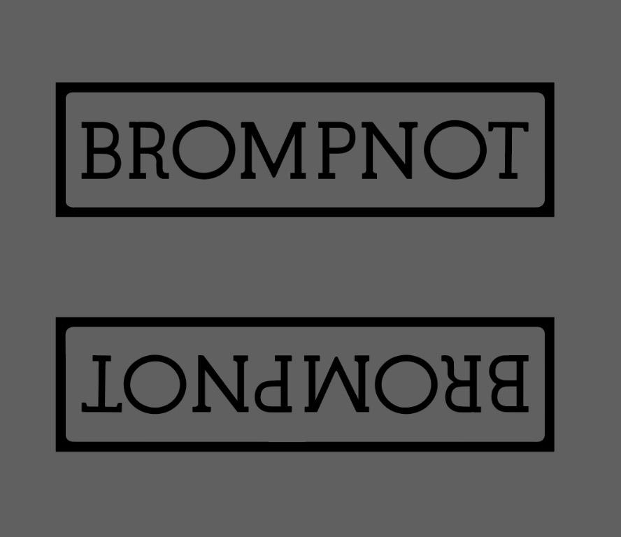 Brompton custom die-cut decal sticker, Sports Equipment, Bicycles ...