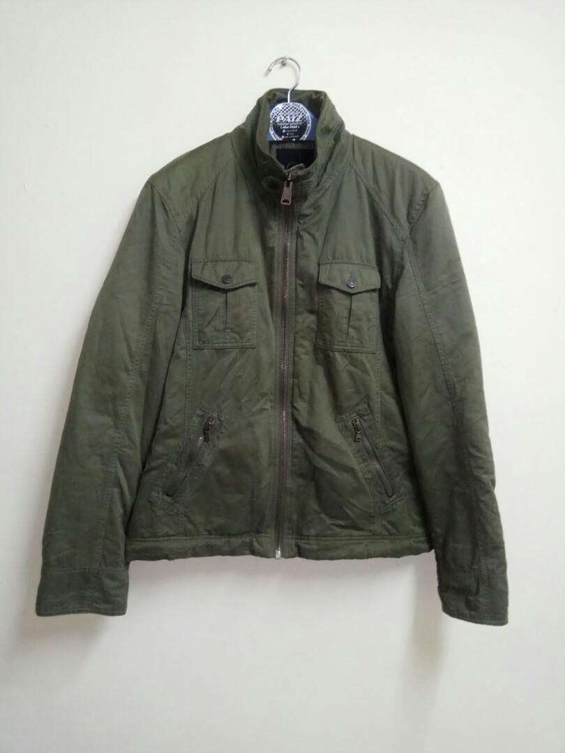 Calvin klein military jacket hot sale