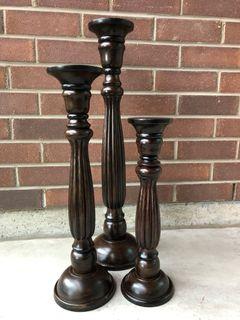 Candle Holders - Set of 3