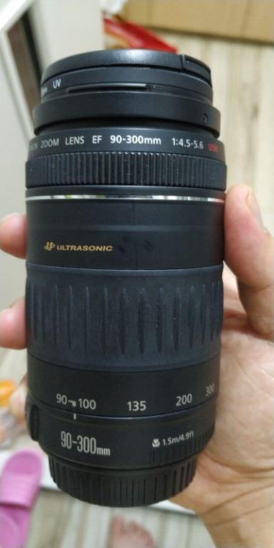 Canon EF 90-300mm f4.5-5.6 USM, 攝影器材, 鏡頭及裝備- Carousell