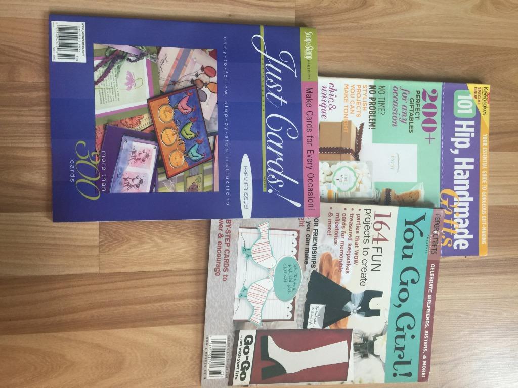 Card Making Magazines Papercraft Ideas Design Craft Craft Supplies Tools On Carousell