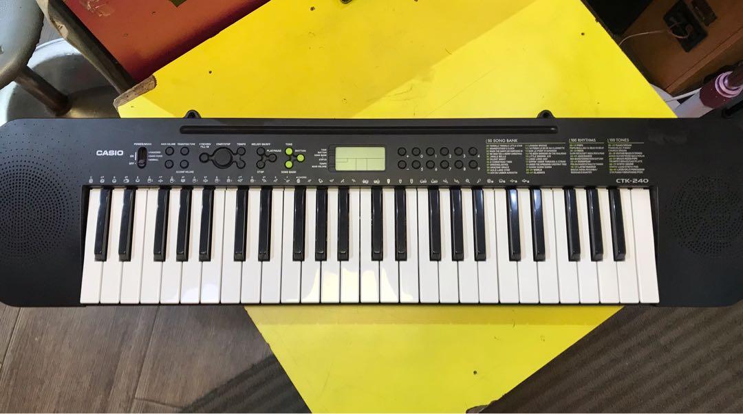 Casio Keyboard CTK 240 Hobbies Toys Music Media Musical Instruments on Carousell