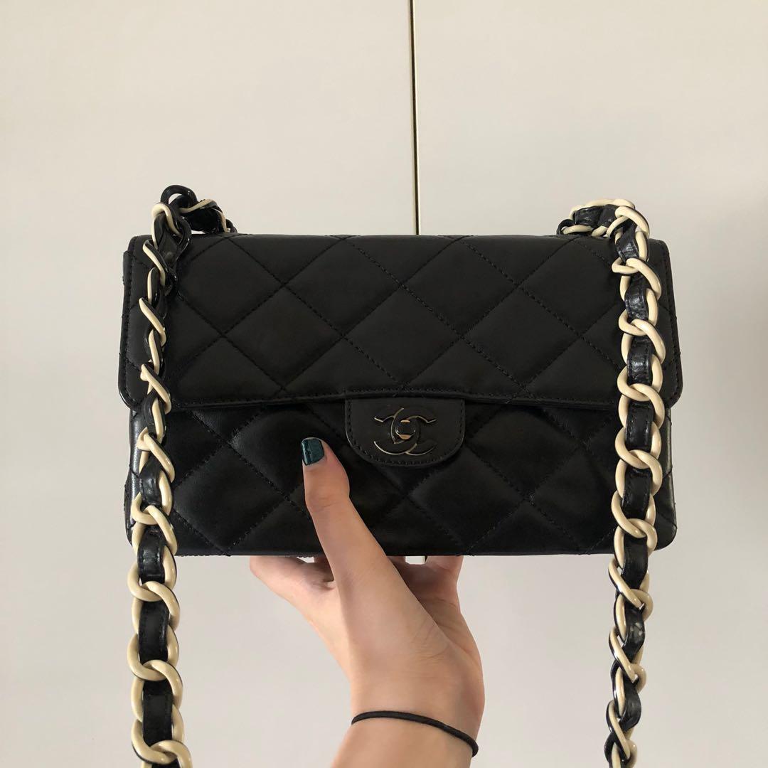 Chanel 19 small so black, Luxury, Bags & Wallets on Carousell