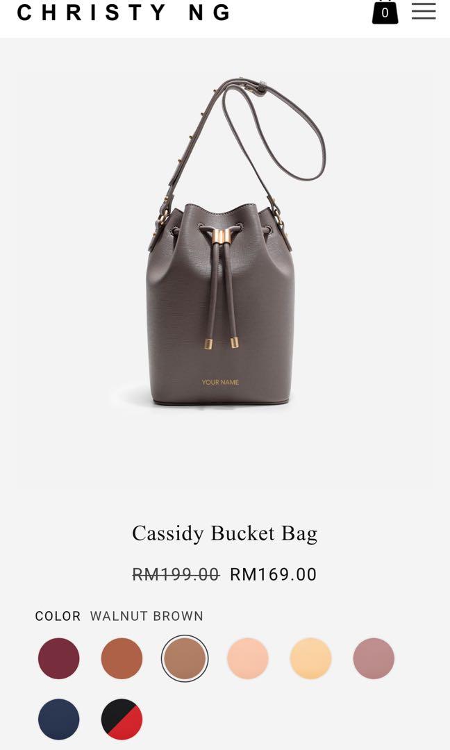 Christy Ng Cassidy Bucket bag, Women's Fashion, Bags & Wallets, Tote Bags  on Carousell