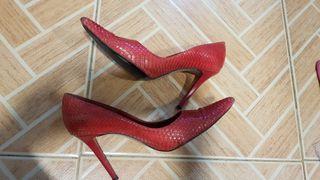 Classic JANYLIN RED LEATHER SHOES