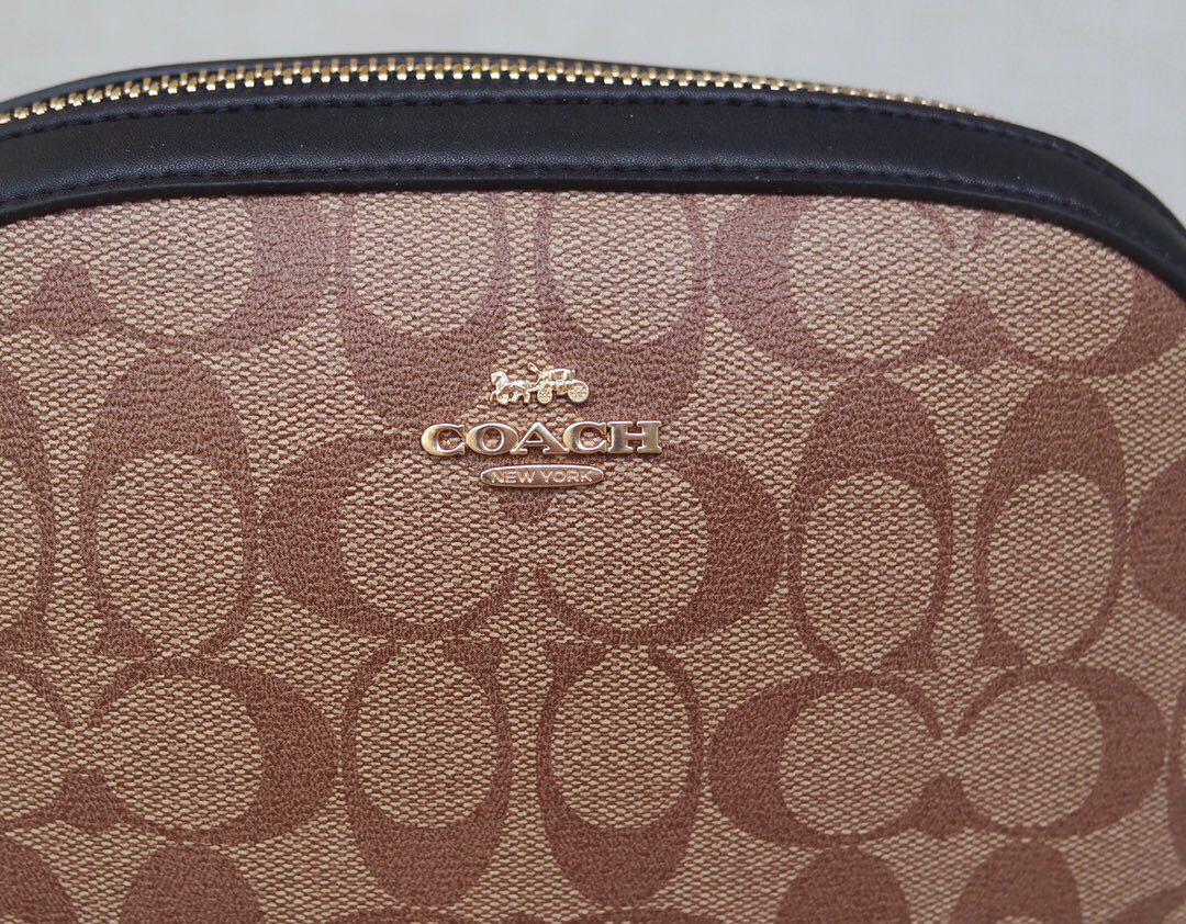 COACH DOME CROSSBODY IN SIGNATURE CANVAS 76674, Luxury, Bags & Wallets