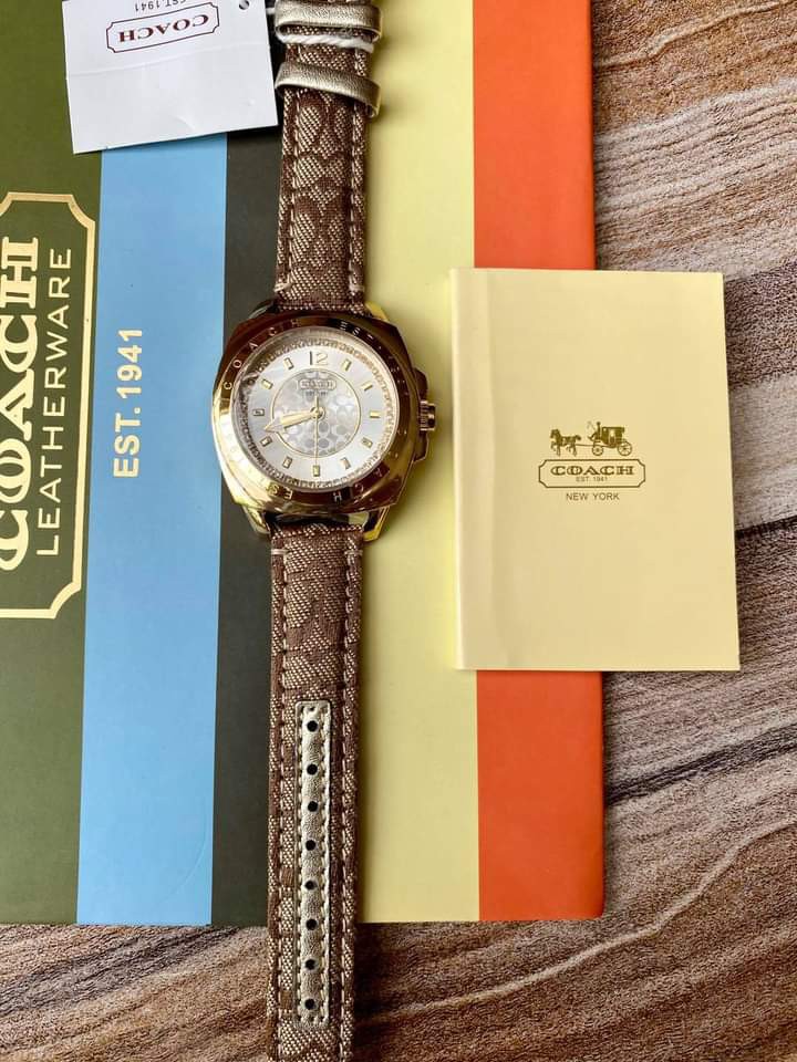 Coach leatherware on sale est 1941 watch