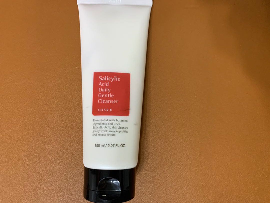 cosrx salicylic acid daily gentle cleanser purging