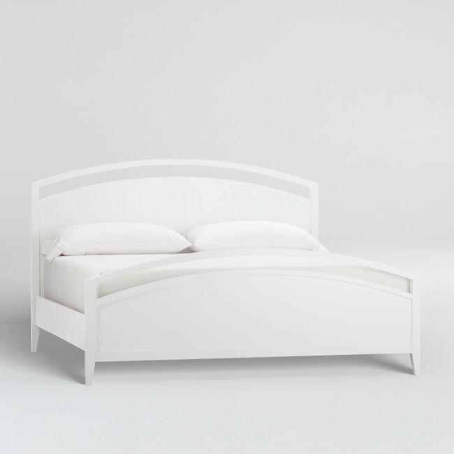 Crate and barrel king beds discount