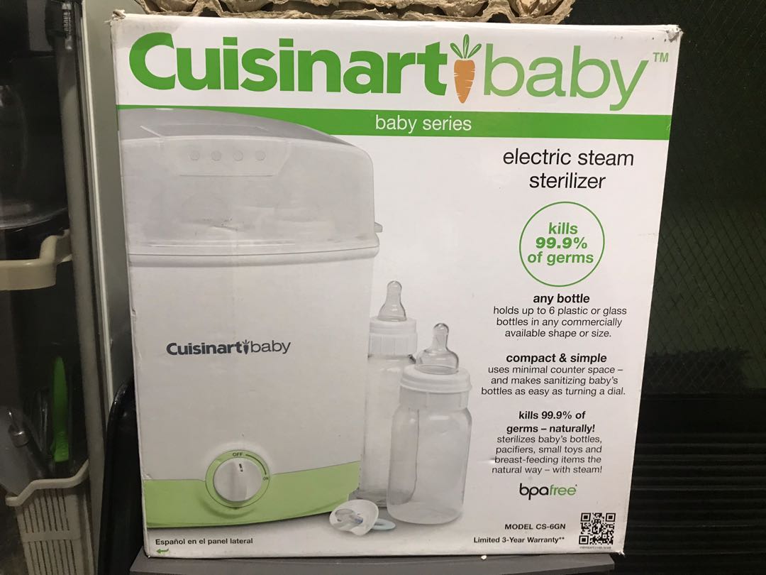cuisinart baby electric steam sterilizer and dryer