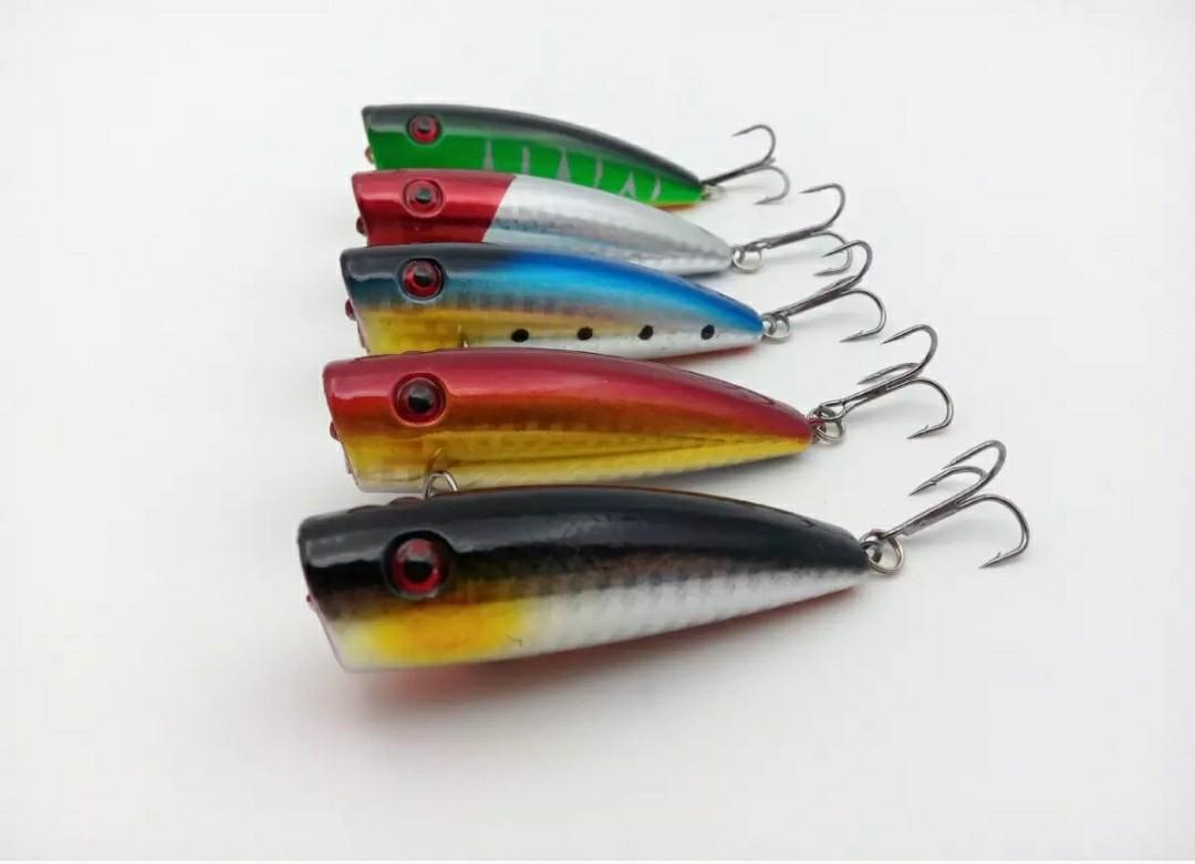 popper lure, Sports Equipment, Fishing on Carousell