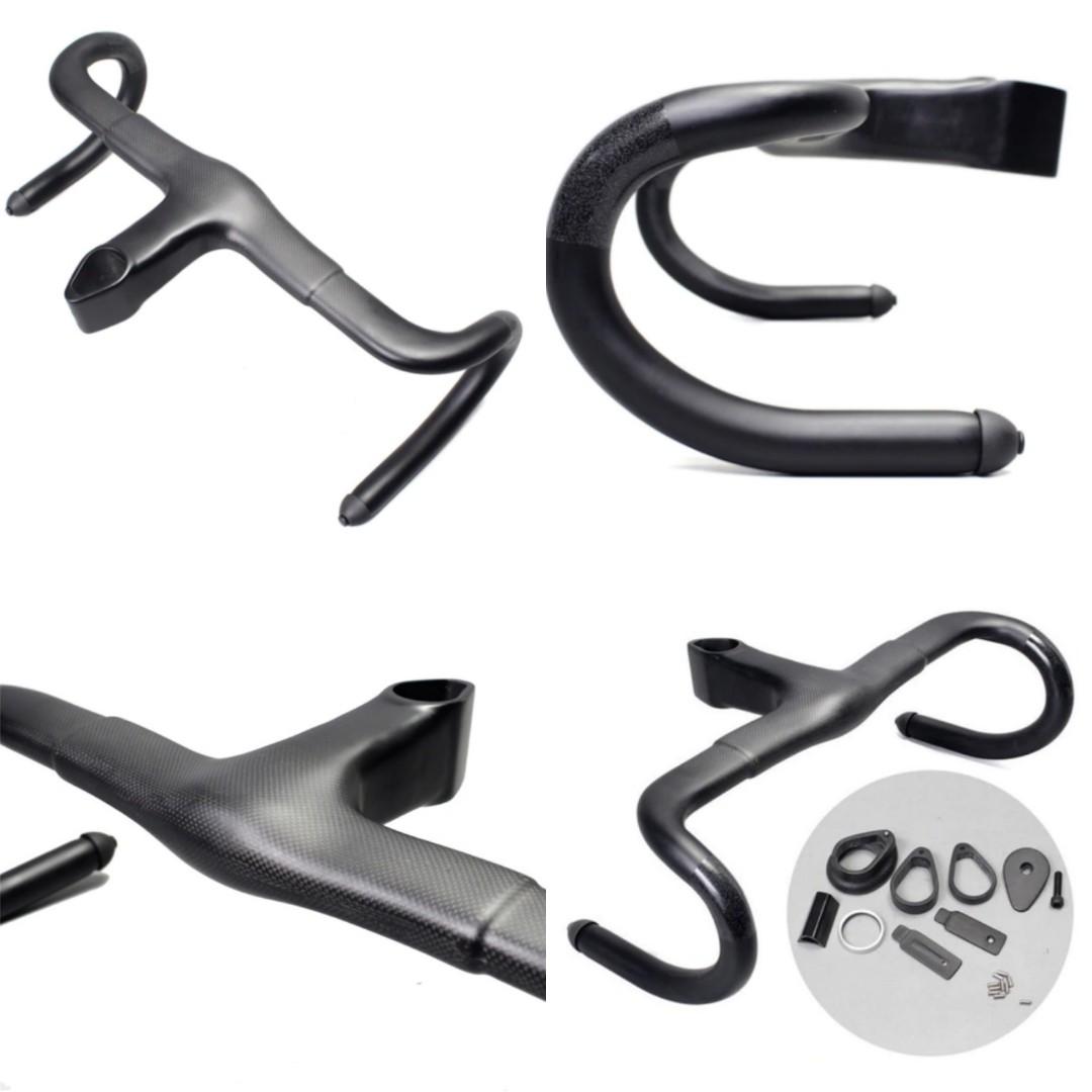 Full Carbon Fiber Integrated One Piece Handlebar