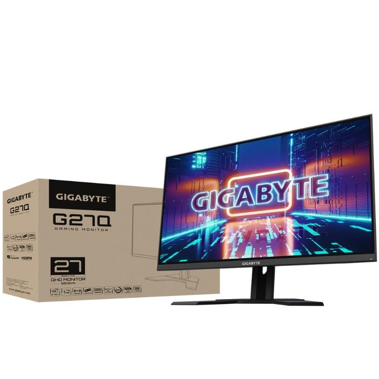 Gigabyte G27q 27 Qhd 144hz 1ms Mprt Nvidia G Sync Amd Freesync Ips Panel Electronics Computer Parts Accessories On Carousell