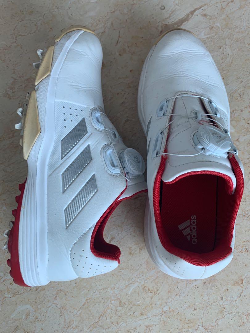 red adidas golf shoes