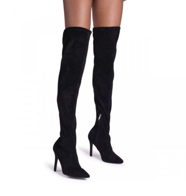 guess thigh high boots