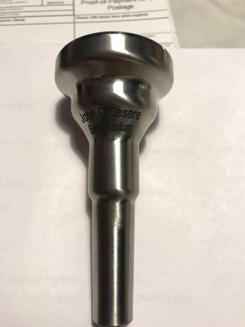 GW Titanium Tuba Mouthpiece, Hobbies & Toys, Music & Media, Music