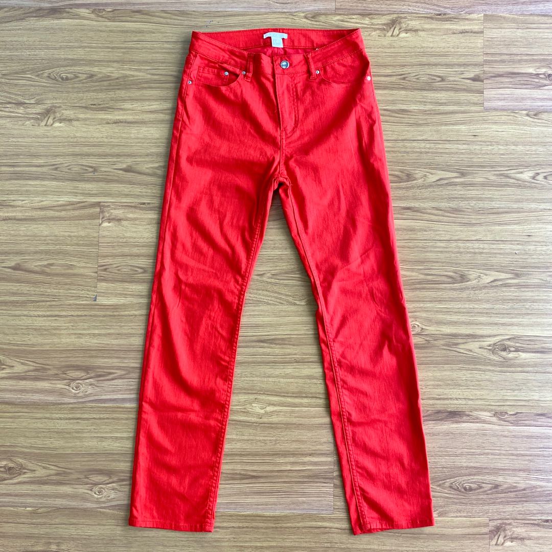 H&m sales red jeans